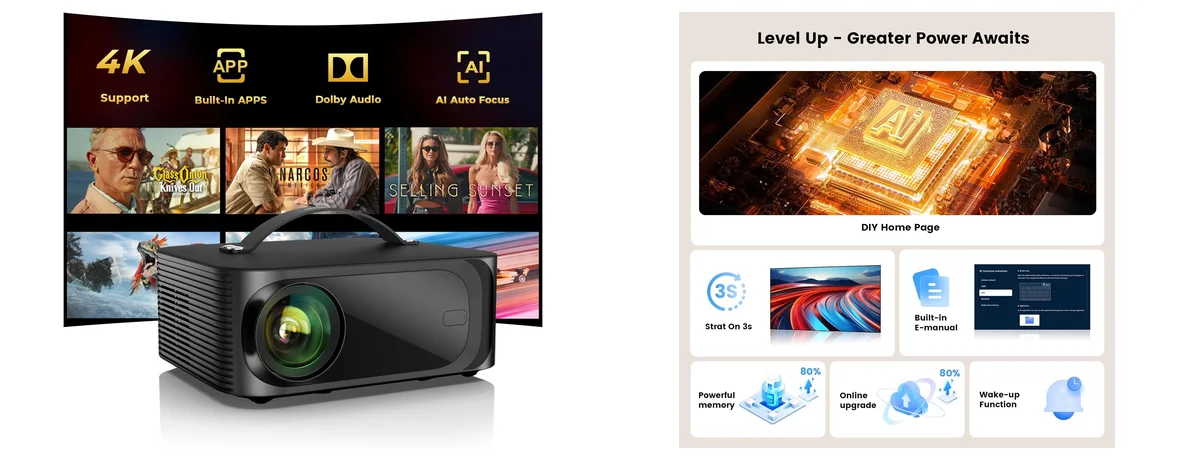 ONOAYO Outdoor-Projector-4K images