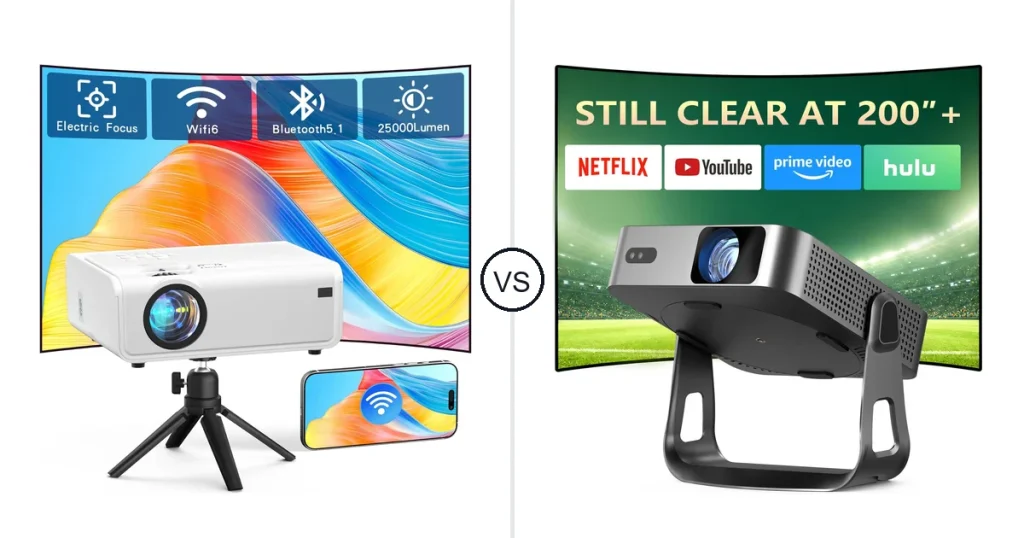 Comparison of AuKing 1500ANSI and VOPLLS 1080P