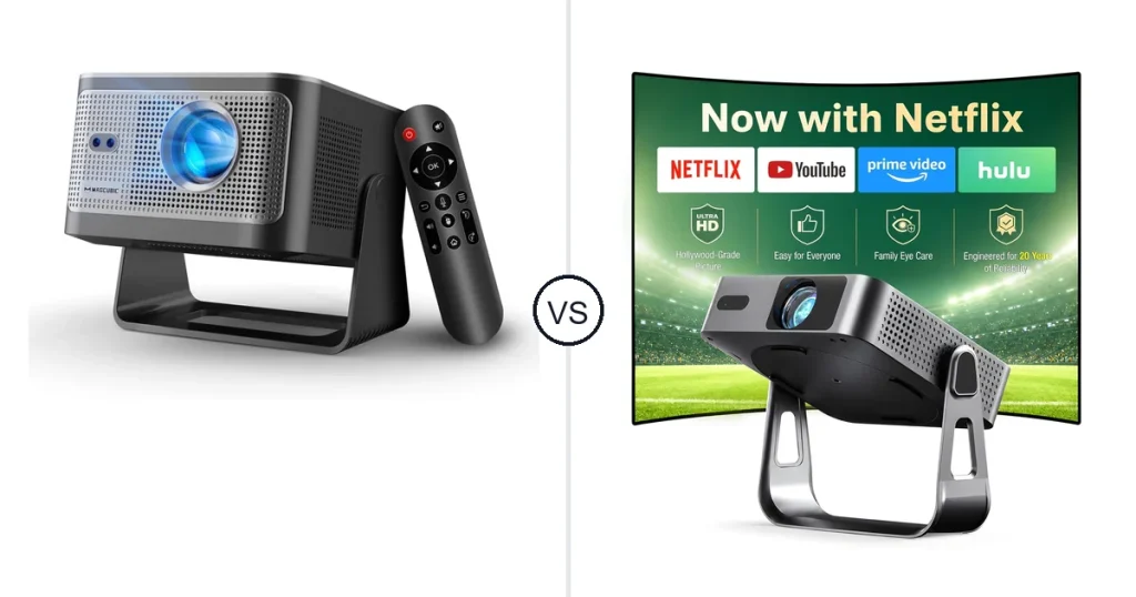 Comparison of Magcubic 1080P and VOPLLS 1080P